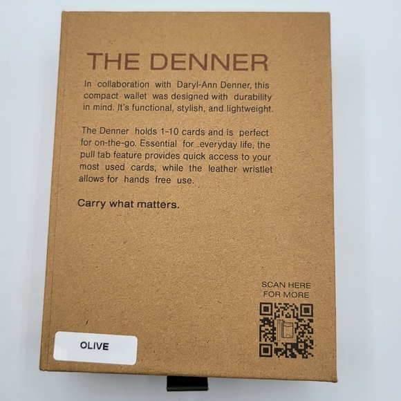New Andar The Denner Wallet Olive - Picture 4 of 5